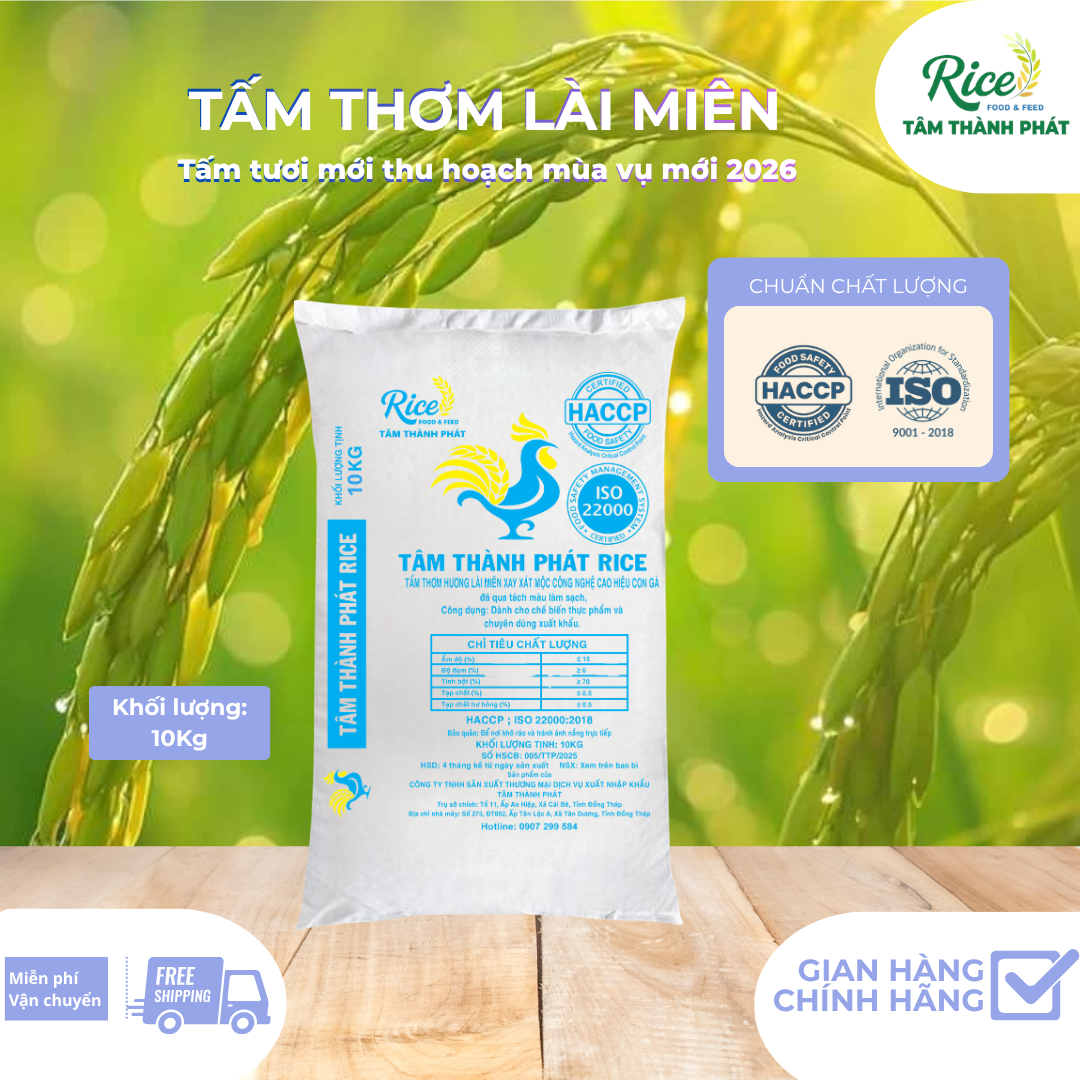 CÔNG TY TNHH SẢN XUẤT THƯƠNG MẠI DỊCH VỤ XUẤT NHẬP KHẨU TÂM THÀNH PHÁT