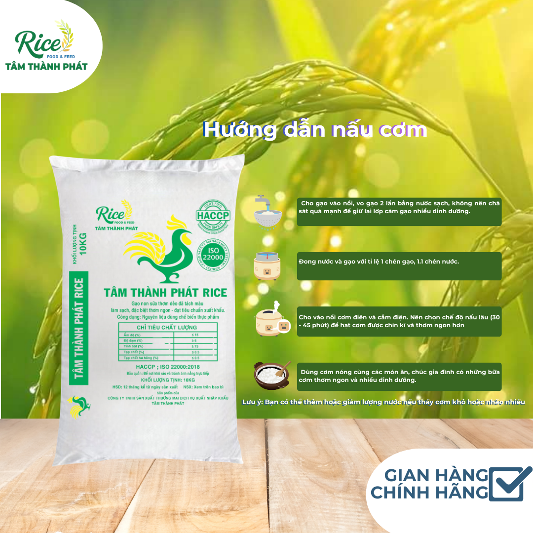 CÔNG TY TNHH SẢN XUẤT THƯƠNG MẠI DỊCH VỤ XUẤT NHẬP KHẨU TÂM THÀNH PHÁT